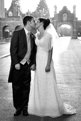 Wedding couple, Christs Hospital School