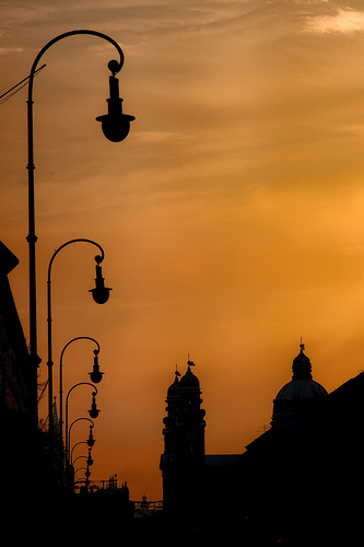 Munich In Silhouette