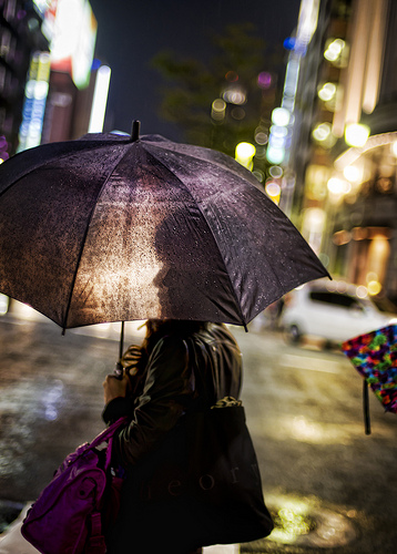 In The Rain In Tokyo