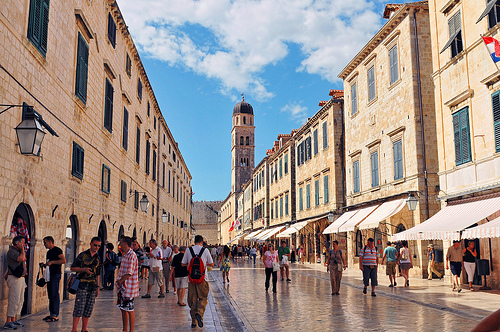 Main Street Of Dubrovnik