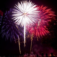 Red White And Blue Fireworks