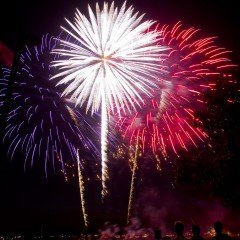 Red White And Blue Fireworks
